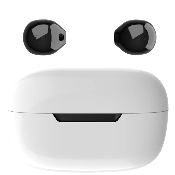 Mini Wireless Bluetooth Ohrhörer Kleine Kopfhörer Semi In-Ear Headset mit Ladetasche Freisprecheinri