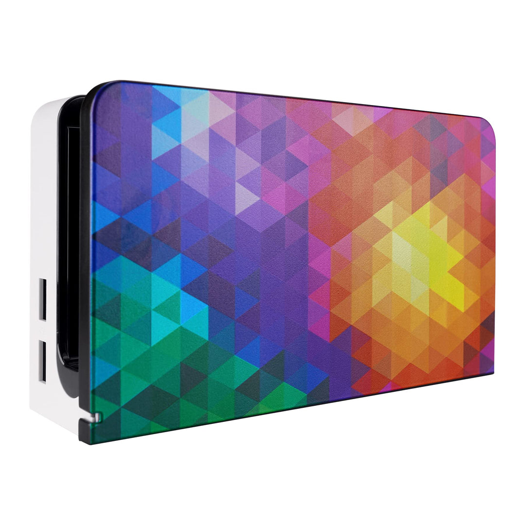 playvital Hülle Schutzhülle für Nintendo Switch OLED Dock, Cover Case taubfeste Kratzfeste Tasche Zu