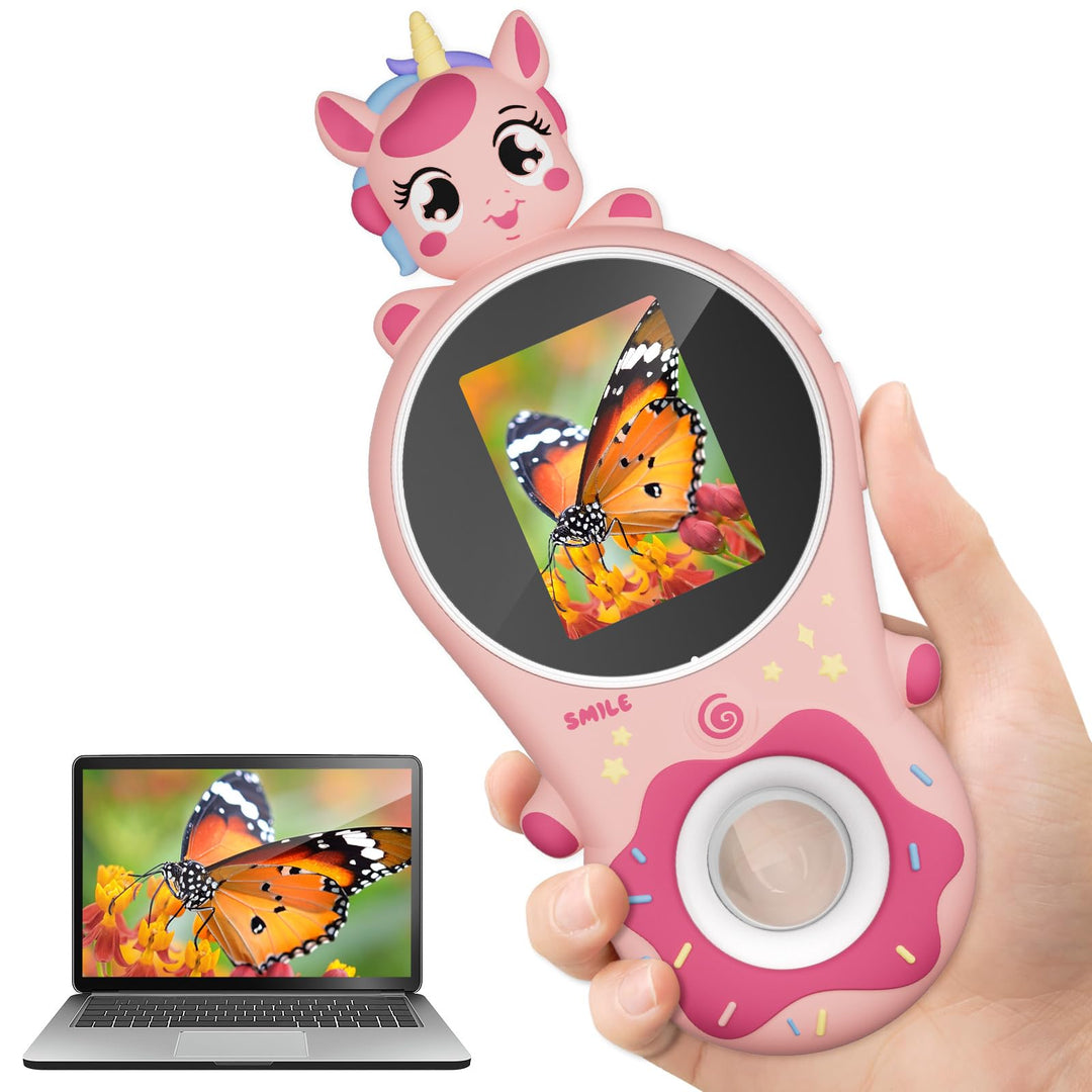 Handheld Digital mikroskop für Kinder tragbar - USCAMEL Mini-Taschenlupe Bildungswissenschaft Optisc