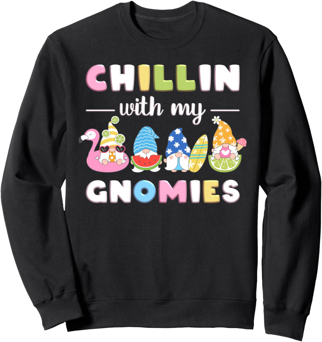 Sommer, Zwerge, Wichtel im Sommerurlaub Sweatshirt