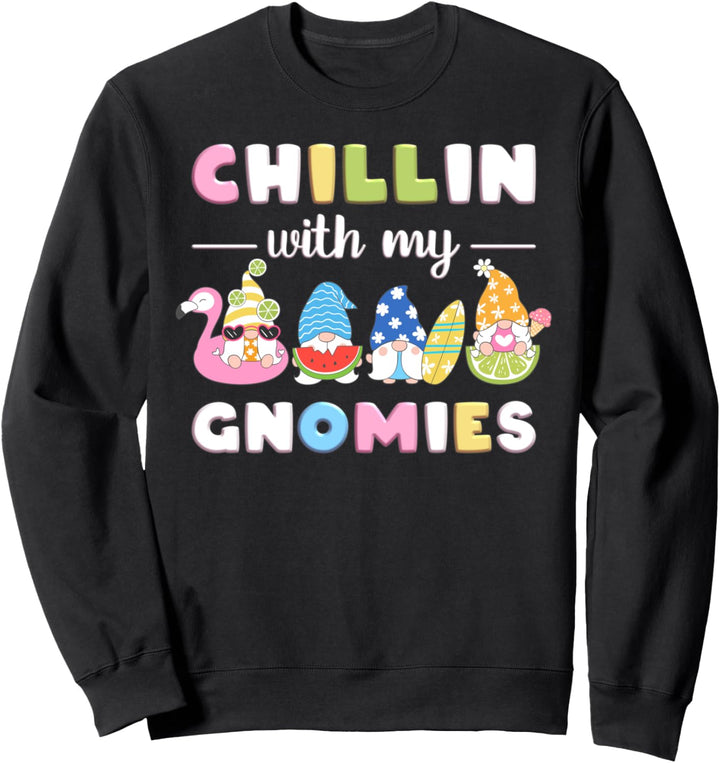 Sommer, Zwerge, Wichtel im Sommerurlaub Sweatshirt