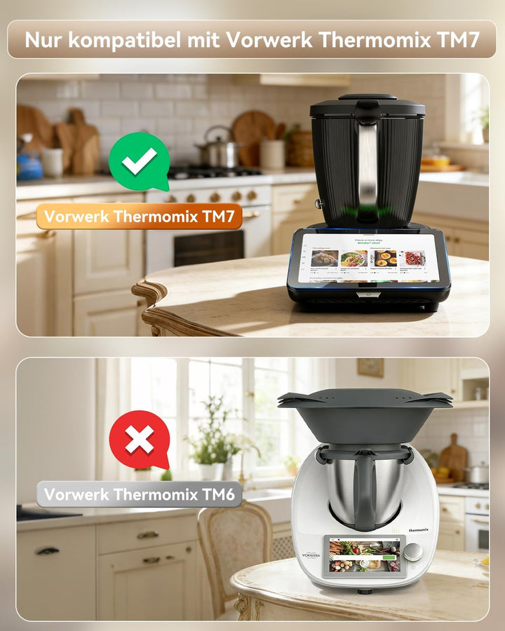 imluckies für Vorwerk Thermomix TM7 für Panzerglas Schutzfolie, 9H Härte Anti-Kratzen &amp; Bläschenfrei
