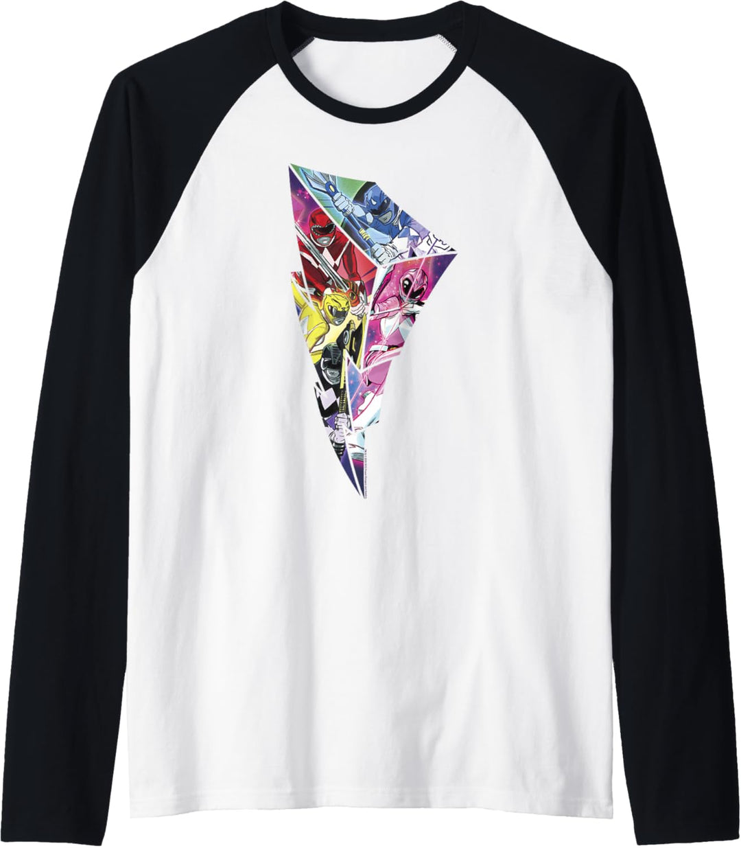 Power Rangers Retro Full On Megazord Pose Raglan