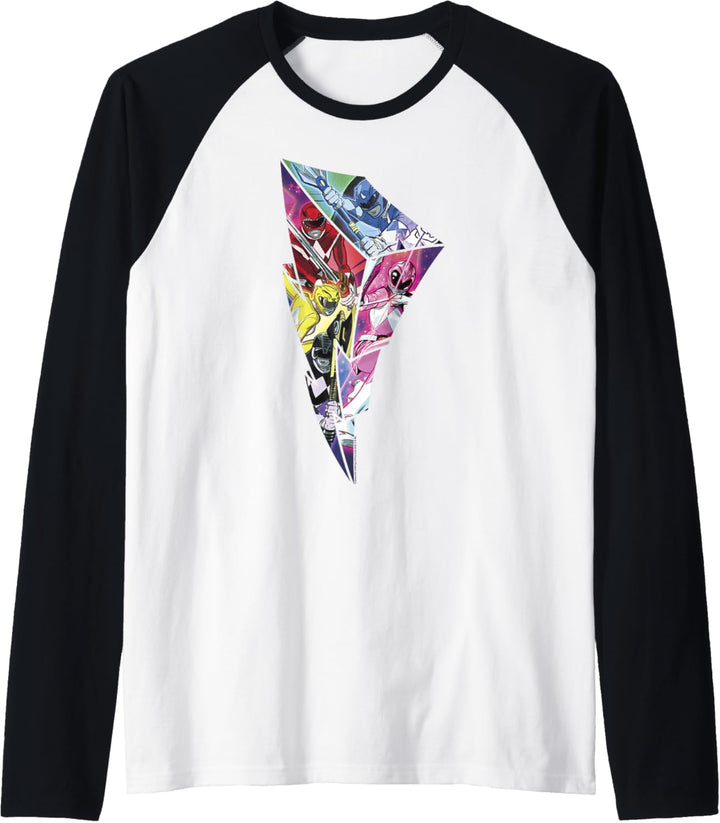 Power Rangers Retro Full On Megazord Pose Raglan