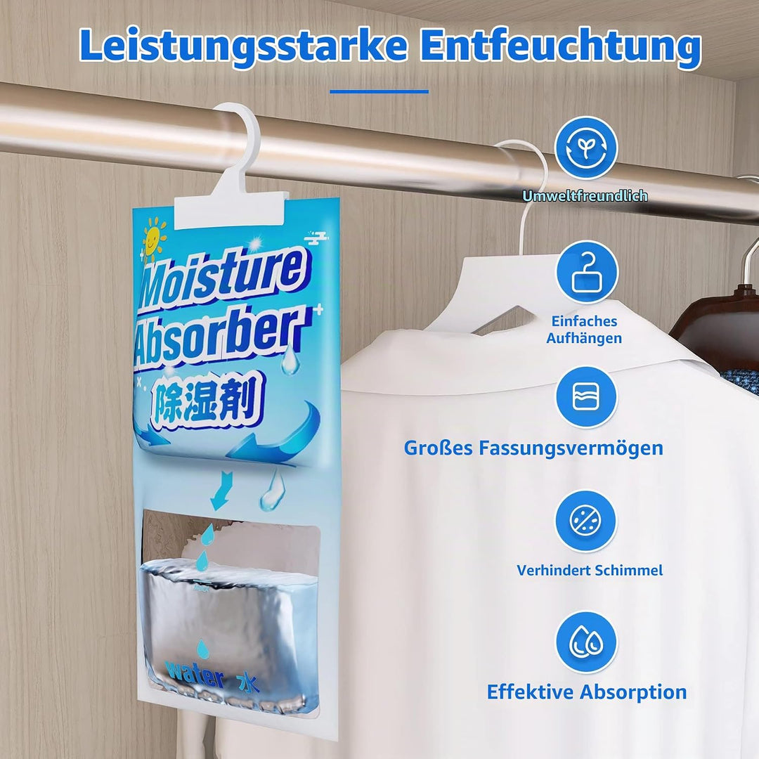 CONOPU 10 Packungen x 248g(2.5KG) Hänge-Luftentfeuchter, Luftentfeuchter Granulat, Befreien Sie sich
