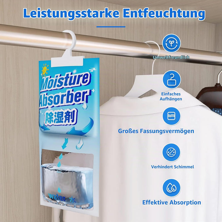 CONOPU 10 Packungen x 248g(2.5KG) Hänge-Luftentfeuchter, Luftentfeuchter Granulat, Befreien Sie sich