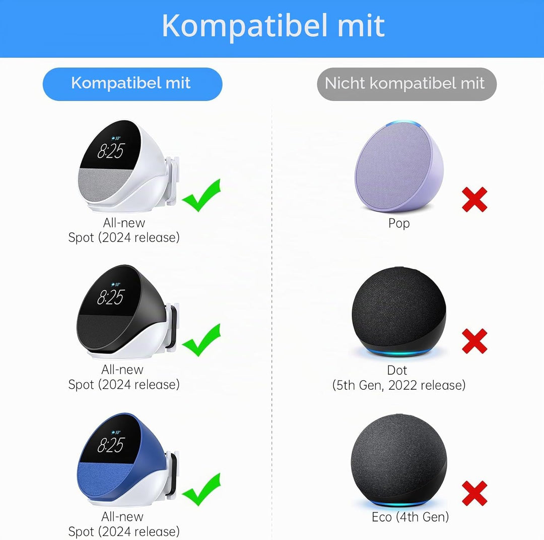 XLTTYWL Spot Stand, ABS Spots Zubehör mit Kabelmanagement, Premium Platzsparender Ständer Aufhänger