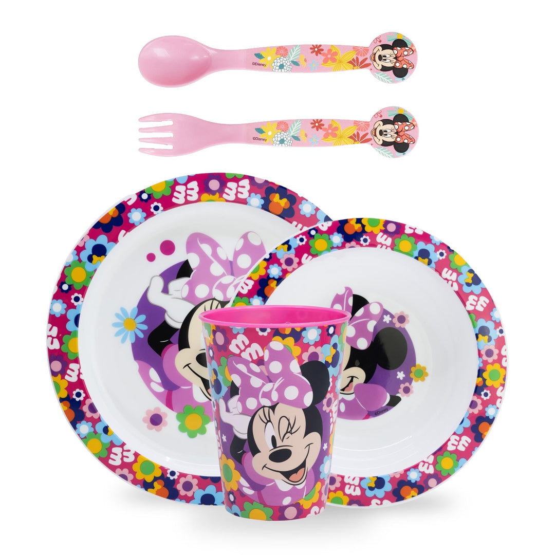 Sorrisini Kindergeschirr set, Wiederverwendbares Babygeschirr Set, Kinder Essgeschirr, Microwaveable