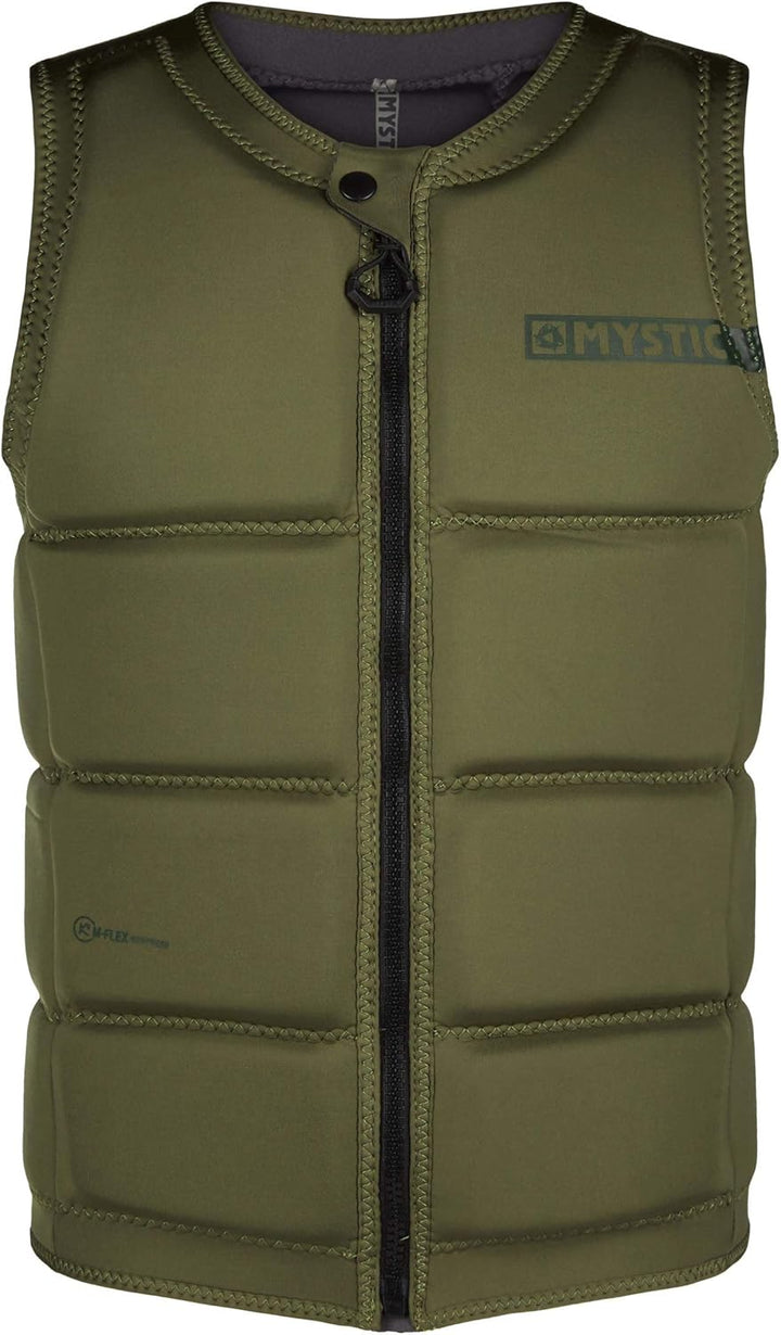 Mystic Watersports - Surf Kitesurf & Windsurfen Herren Star Impact Weste Top Front Zip - Oxblood Red