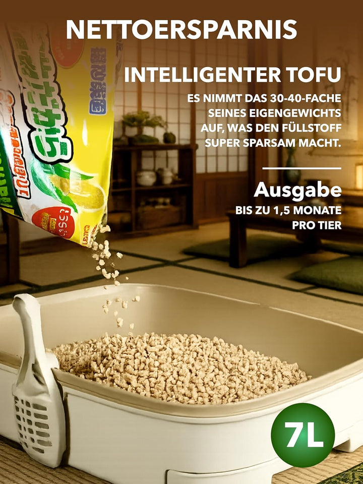 Pelleted Cat Litter, 7L, 6L,7 litres (Katzenstreufüller aus Wiesengras)