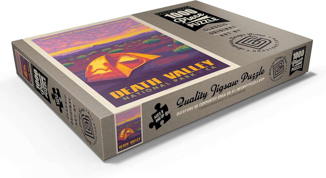 Death Valley National Park: Camping - Premium 1000 Teile Puzzle - MyPuzzle Sonderkollektion von Ande