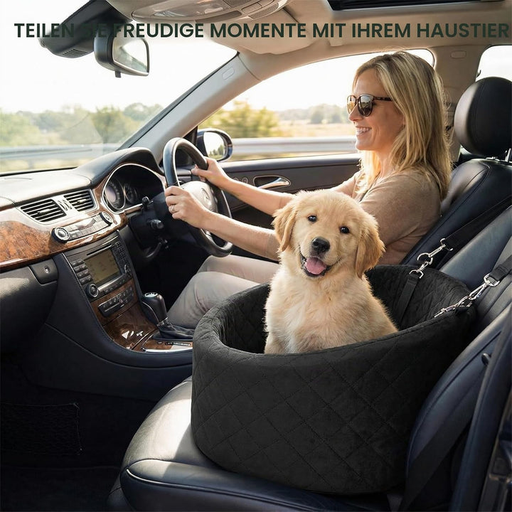 Hunde Autositz: Waschbarer Hundesitz Auto für Kleine bis Mittlere Hunde Katze, Enthält 3 Haustier-PI