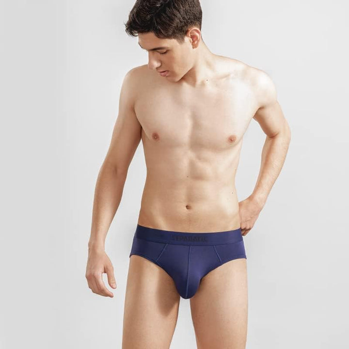 Separatec Herren Boxershorts Mehrfachpack Doppelbeutel Dual Pouch, Bambus Unterhosen Männer, Stretck