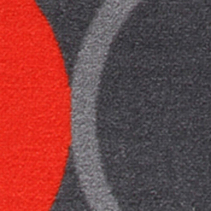 Viva LA CUCINA Teppich, Synthetikfaser, grau/orange, 57 x 140 x 0,80 cm Grau/Orange 57 x 140 x 0,80