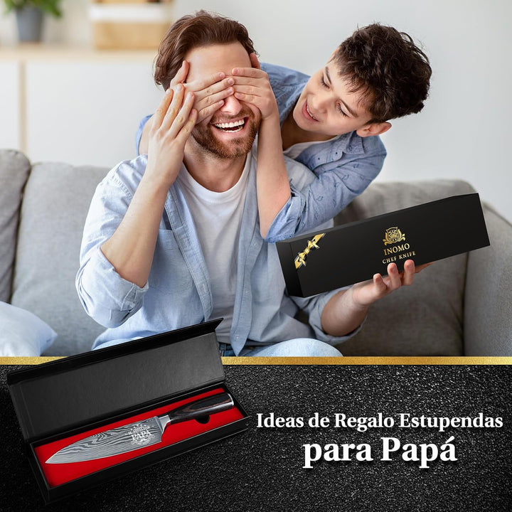 Vatertag Küchenmesser, Geschenke für Männer, Geburtstagsgeschenk für Papa, Chefmesser Fleischmesser