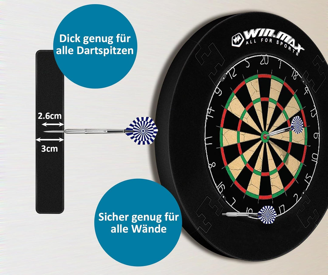 WIN.MAX Dart Catchring Surround Auffangring Dart Backboard Auffangring Rund Dart Surround Eva Dartsc