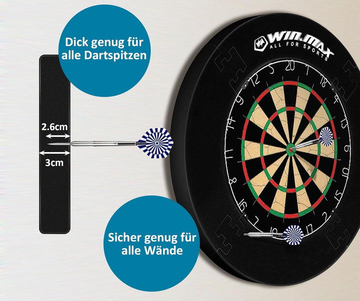 WIN.MAX Dart Catchring Surround Auffangring Dart Backboard Auffangring Rund Dart Surround Eva Dartsc