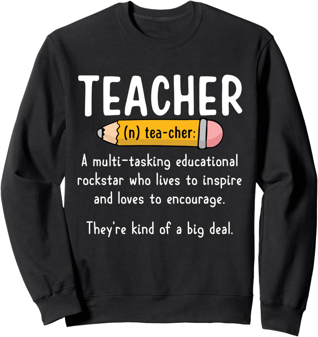 Teacher noun definition Sportlehrer Gymnasium Lehrerin Sweatshirt