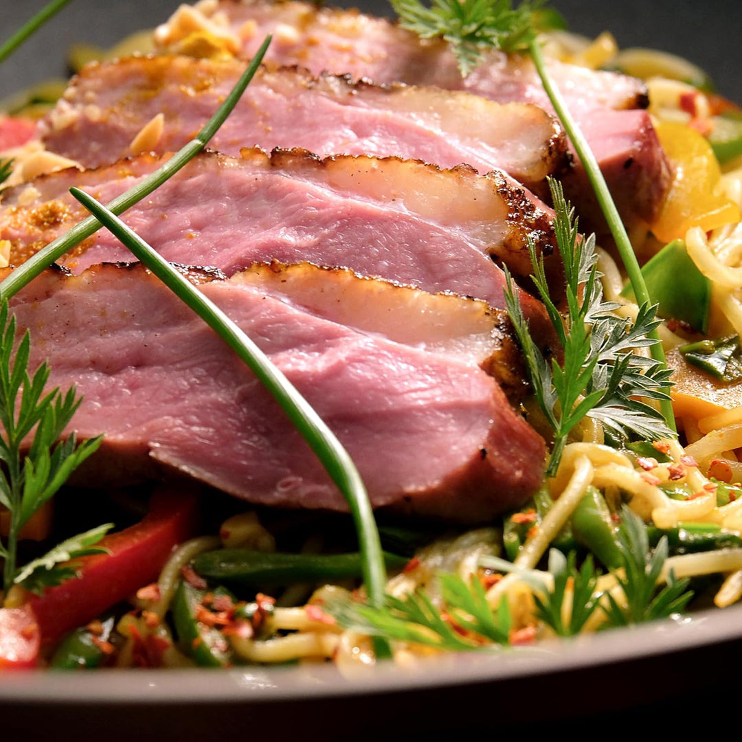 kela Wokpfanne mit Deckel 32 cm KERROS, 4l Wokpfanne Induktion, Aluguss beschichtet, Wok mit Deckel,