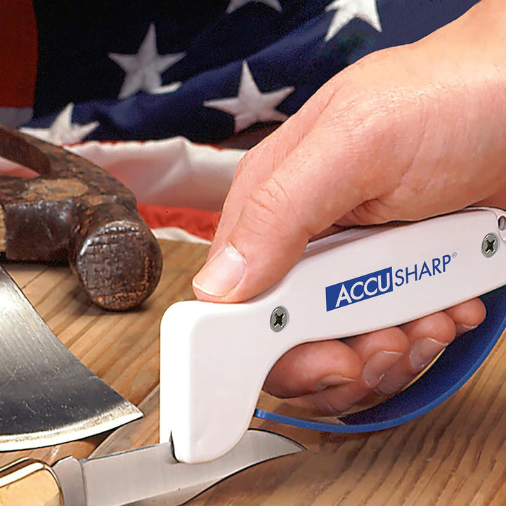 AccuSharp Messerschärfer, Blau/Weiss, ACCU-001W, Blau/Weiss