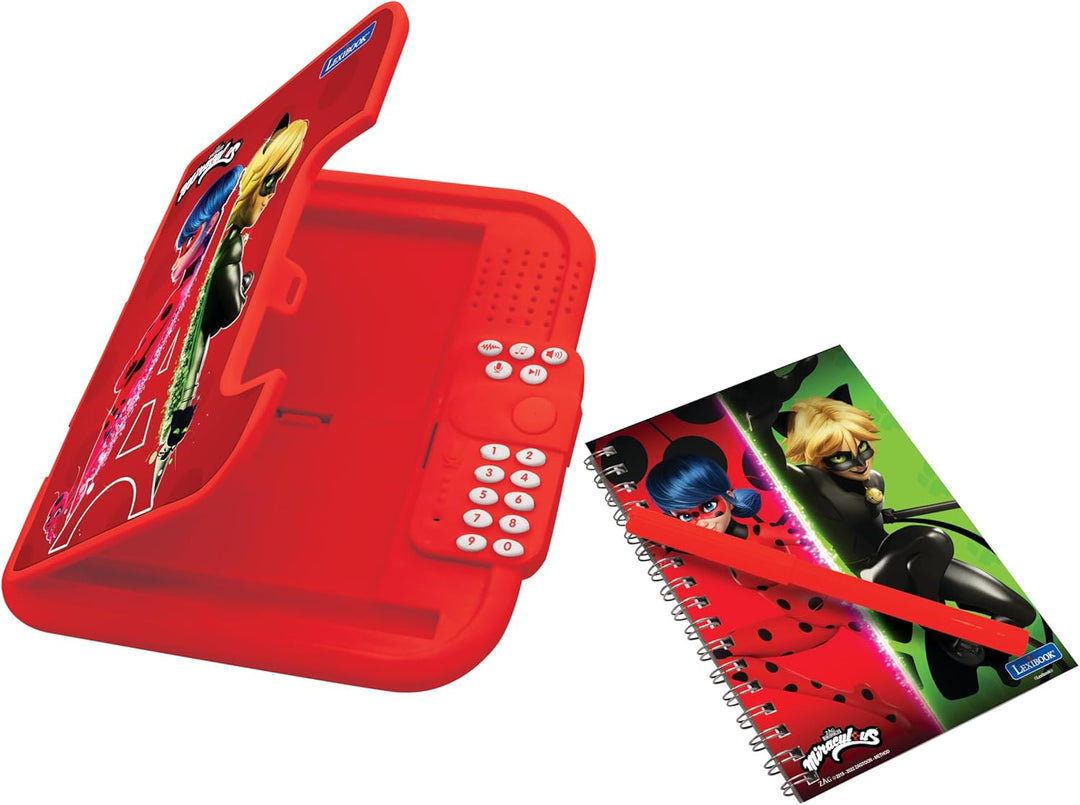 Lexibook, Miraculous Ladybug Schwarze Katze: Elektronisches Tagebuch mit Stift und Notizbuch inklusi