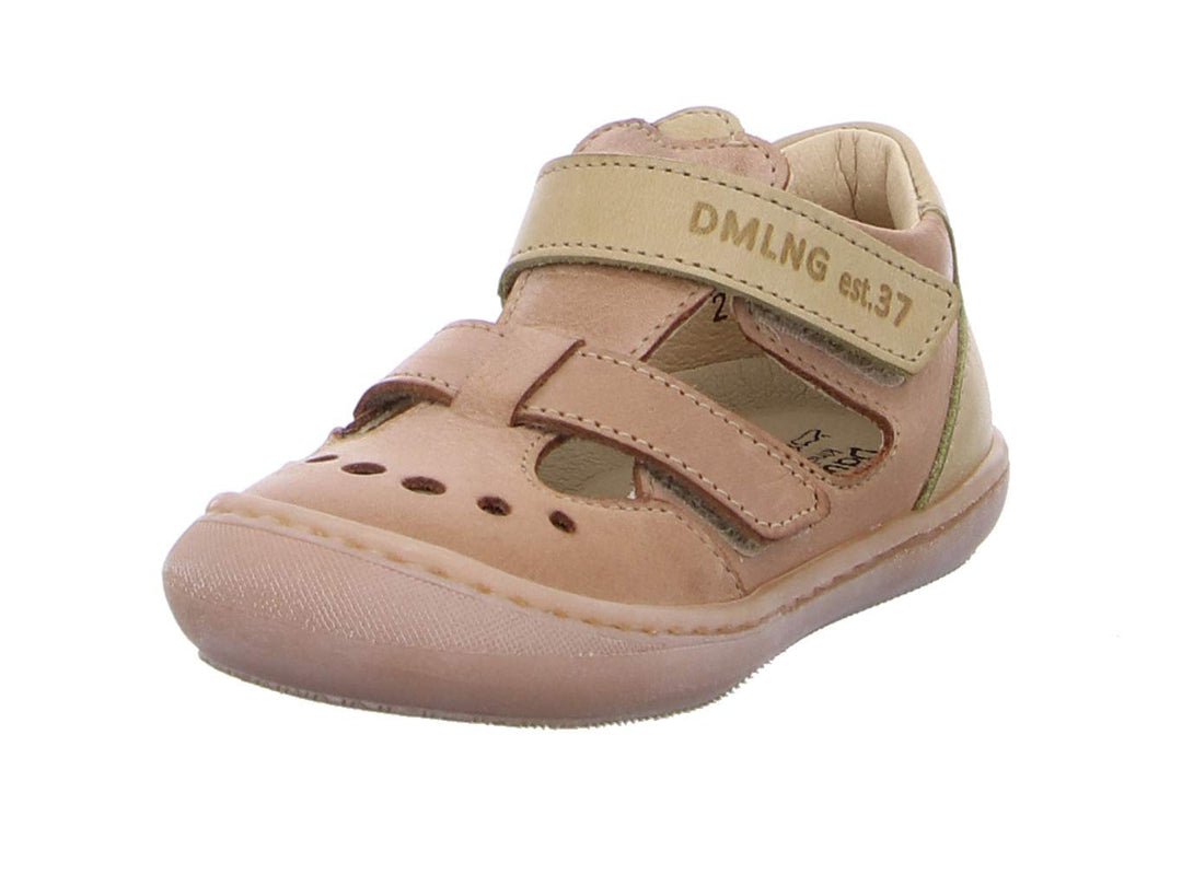 DMLNG Jungen SvenSneaker 21 EU Schmal Chalk Sattel, 21 EU Schmal Chalk Sattel