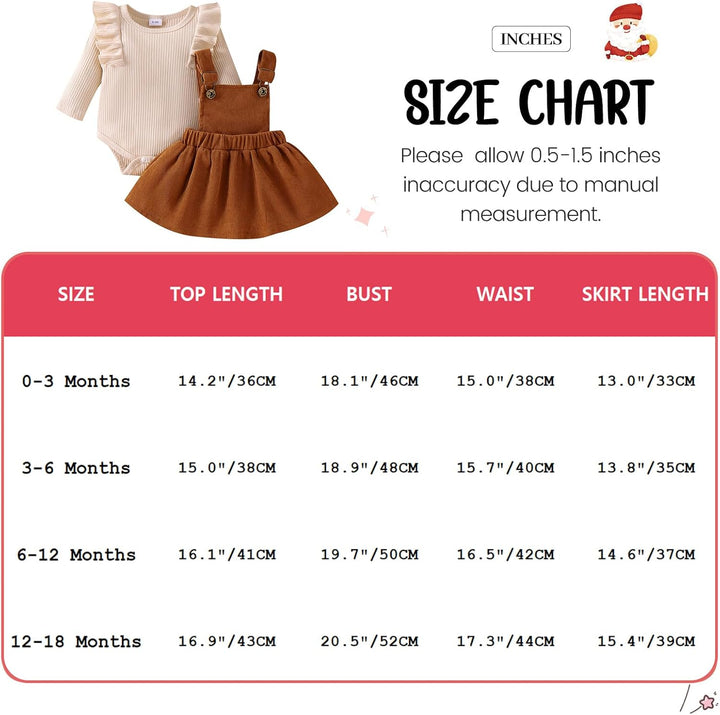 Neugeborenes Baby Mädchen Röcke Sets Rüschen Top + Plaid/Dots/Bowknot Overalls Hosenträger Kleid + S