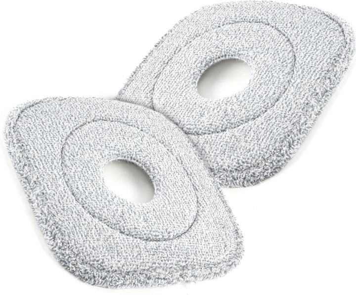 ALANBERG® Mikrofaser-Ersatzpads 2er-Pack – Nachfüllpads für Gen1 & Gen2 Mopp- und Eimersystem – Wasc