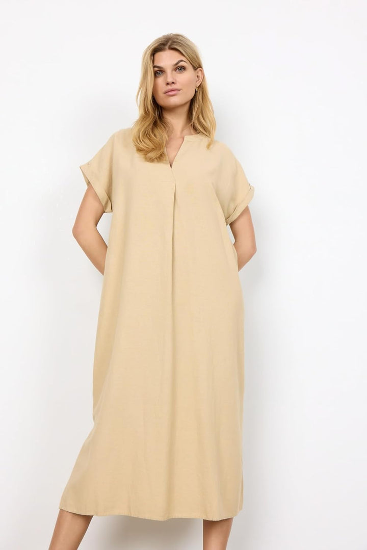 SOYACONCEPT Damen SC-INA 35 Kleid XL Sand, XL Sand