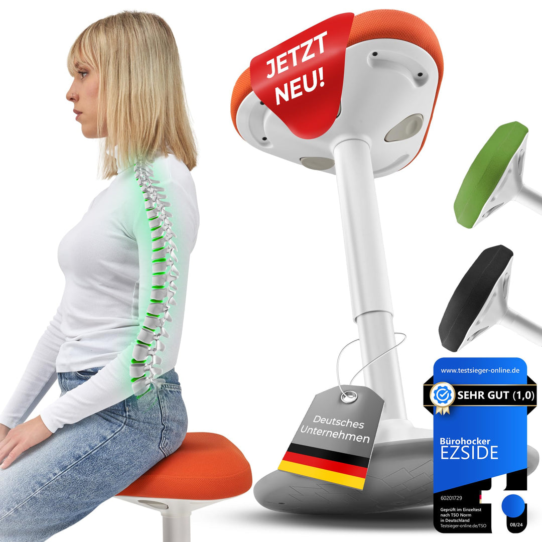 SMART-Sitzen: Bürohocker | Hocker | Sitzhocker ergonomisch für Arbeit & Freizeit | Ergonomischer Hoc