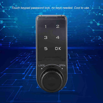 FTVOGUE Code Sicherheitsschloss Touch Digital Tastatur Elektronische Riegelschloss Passwort Key Acce