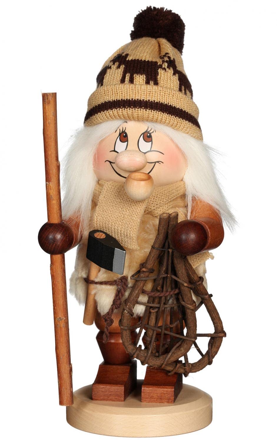 Räuchermann Wichtel Holzmacher Zwerg