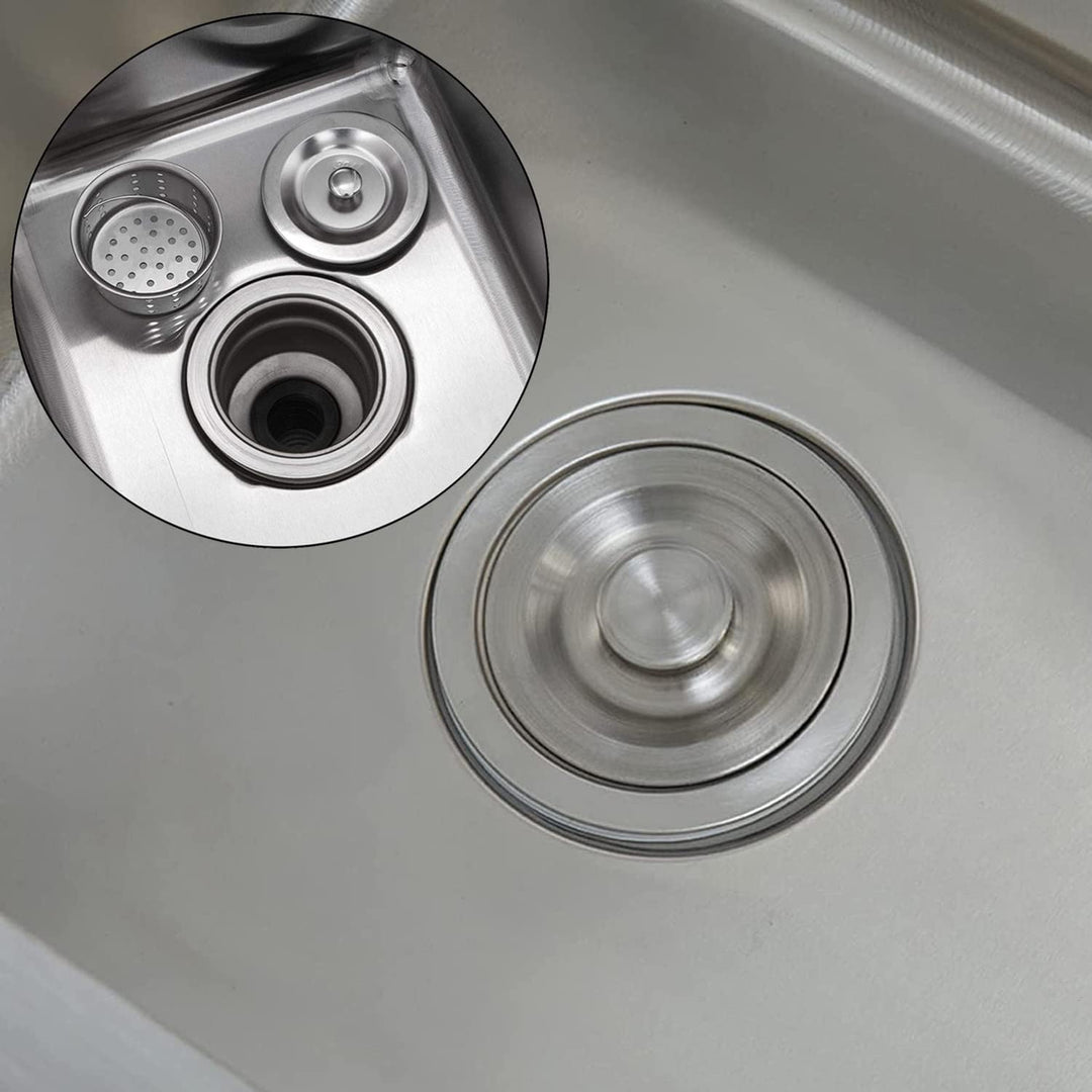 Psfghvz Sink 1 mm Stainless Steel Sink Commercial Sink Freestanding Single Basin Workshop Sink Compl