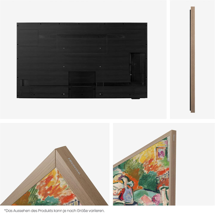 Hisense 55S7DS Canvas TV, 55 Zoll, 4K QLED, Kunst-Galerie, Hi-Matte Display, UltraSlim Wandhalterung