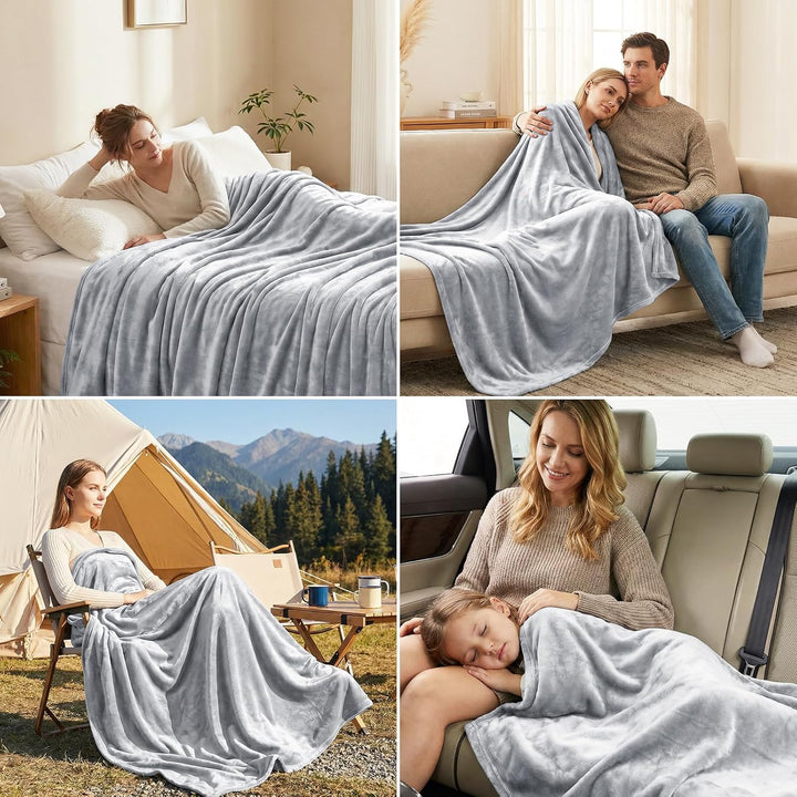 CozyLux Kuscheldecke Flauschig Decke 230x270 - Flanell Kuscheldecke Extra Gross, Weiche Sofa Decke,