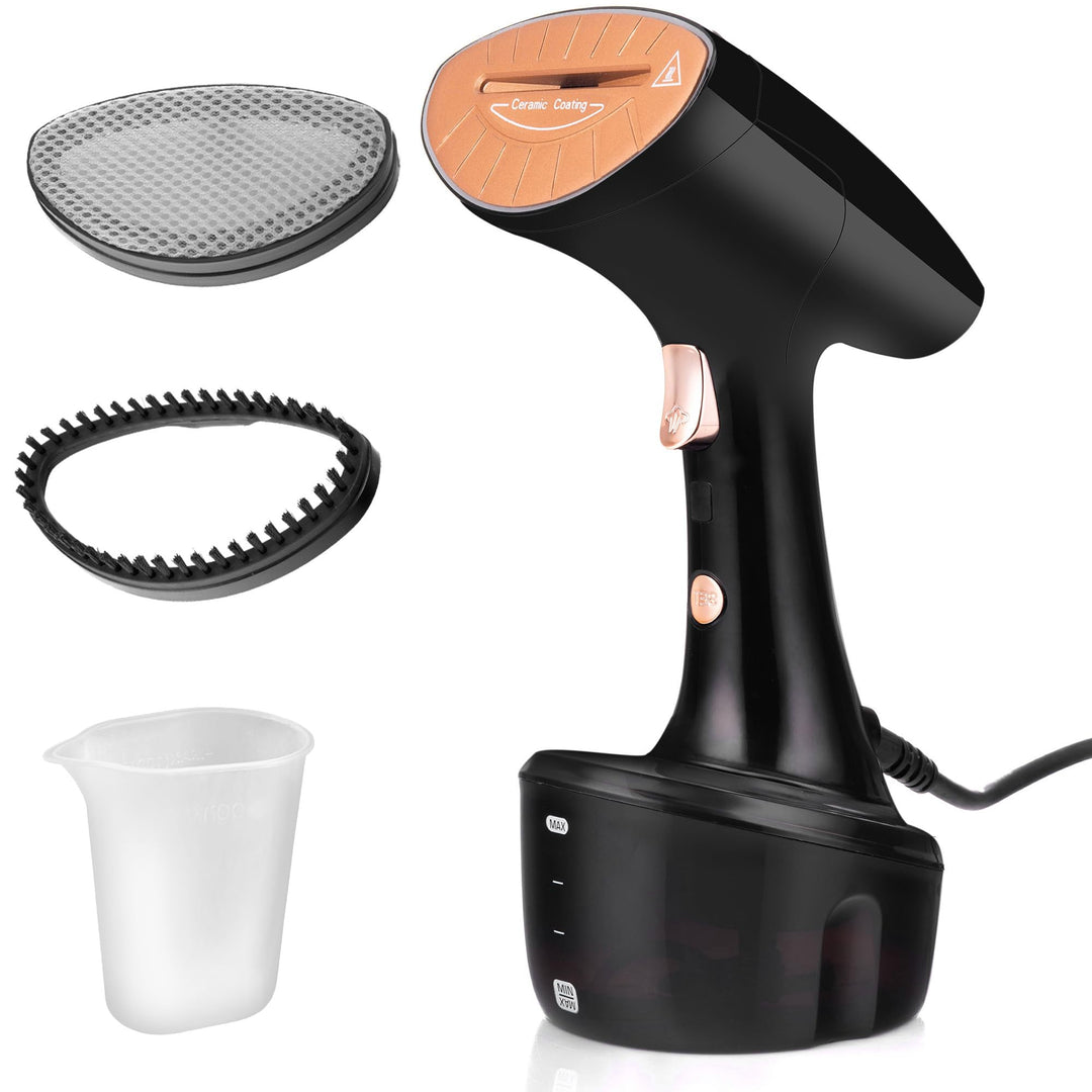 LEHMANN Steamer Dampfglätter, 1600 W, 25 g/min Dampfleistung, 320ml abnehmbarer Wassertank, Schnella