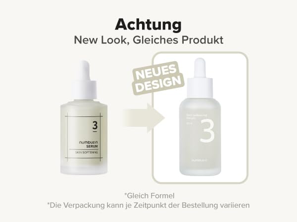 numbuzin Nr. 3 Hauterweichendes Serum 1,69 fl oz / 50 ml | CPNP, Korean Skincare, Bifida, Galactomyc