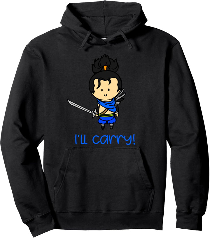 Ich werde tragen! Chibi League Heroes I Herren Damen Jugend Gaming Pullover Hoodie