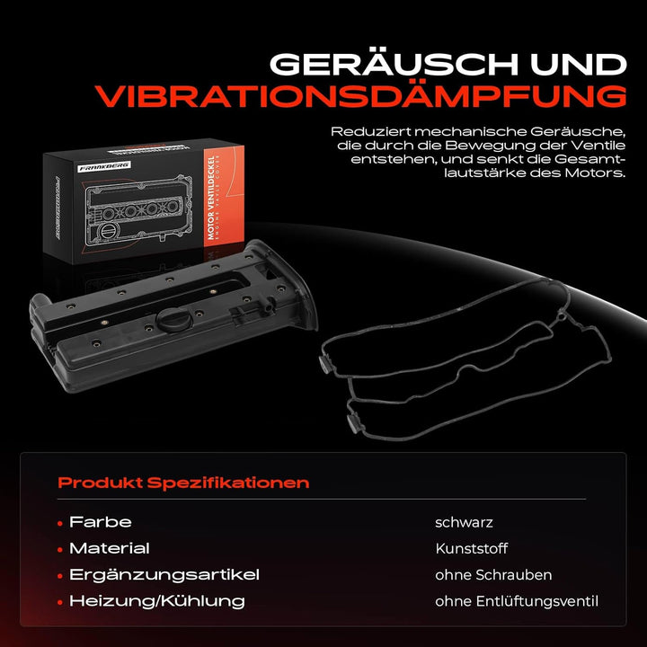 Ventildeckel Zylinderkopfhaube mit Dichtung für Captiva C100 C140 Antara L07 2.4L Benzin SUV 2006-He