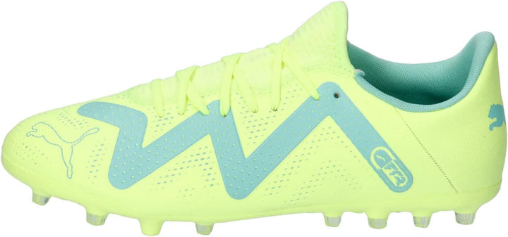 PUMA Herren Future Play Mg Fussballschuh 41 EU Fast Yellow Puma Black Electric Peppermint, 41 EU Fas