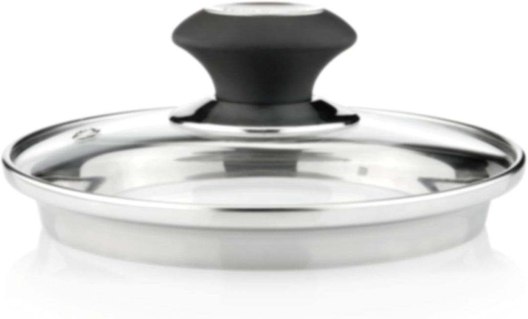 Tescoma doppelwandiger Simmertopf mit Deckel und Überdruckventil, induktionsgeeignet, Ø 16 cm, 2l