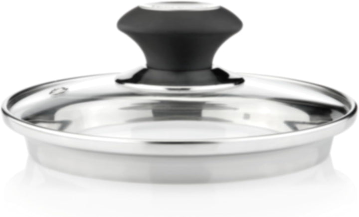Tescoma doppelwandiger Simmertopf mit Deckel und Überdruckventil, induktionsgeeignet, Ø 16 cm, 2l