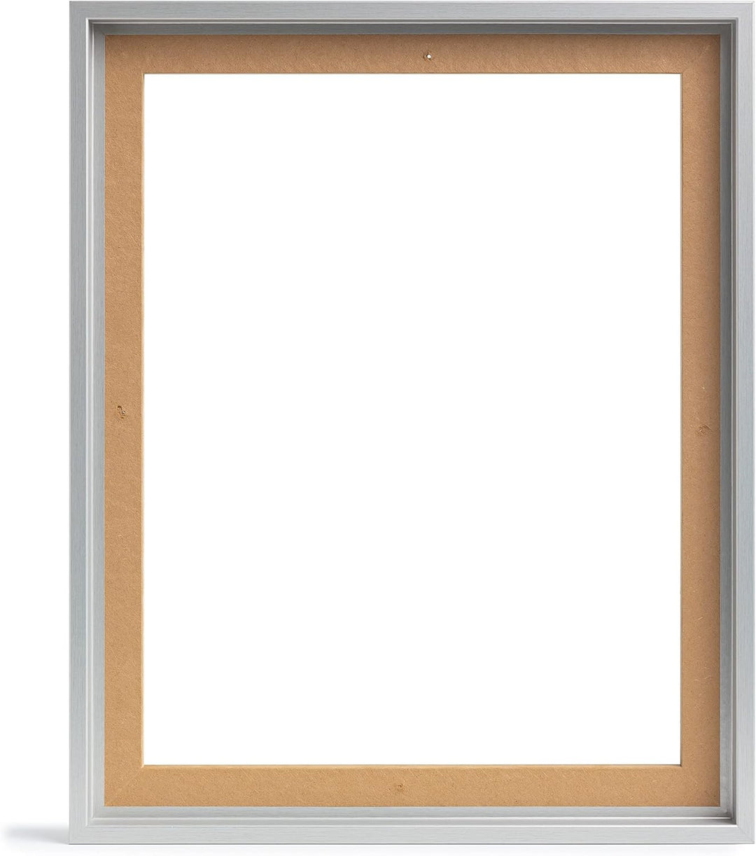 rahmengalerie24 Schattenfugenrahmen 50x80 cm Alu, für Keilrahmenbilder und Leinwände, Rahmen ohne Gl