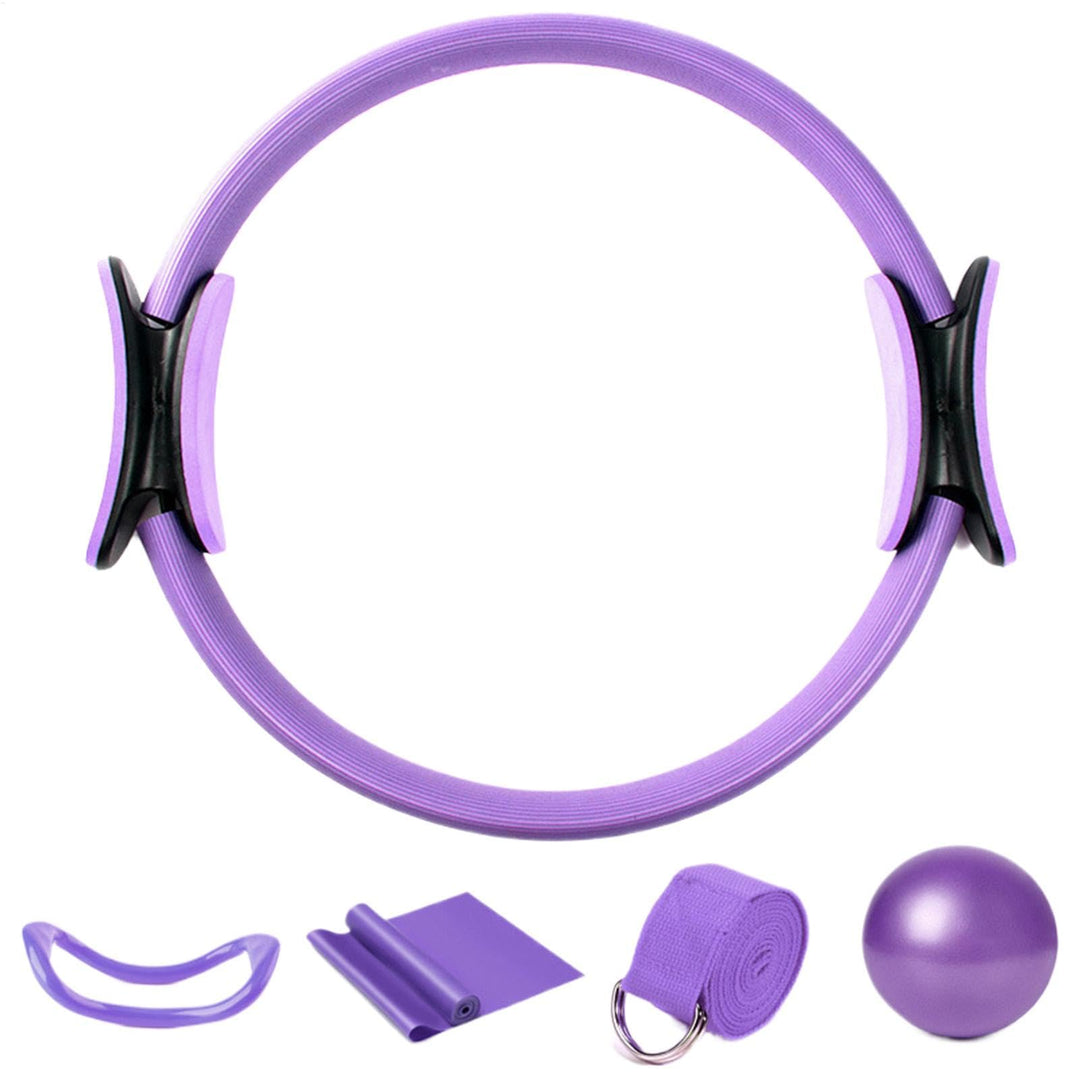 Pilates Ring Set, Pilates Essentials Kit Für Frauen, Pilate Ring Und Ball Set, Widerstandsbänder - 5