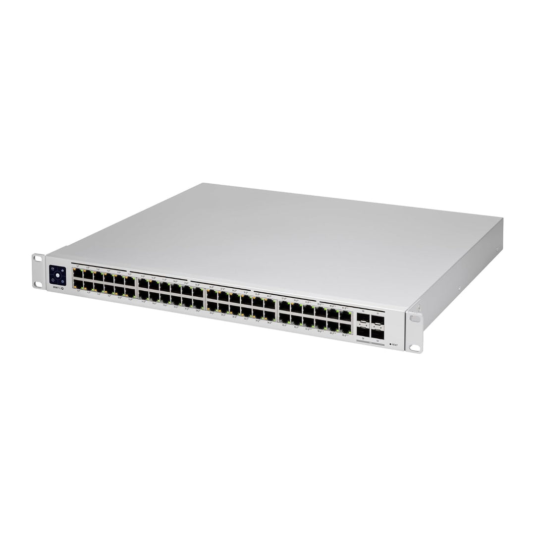 Ubiquiti USW-PRO-48-POE UniFi-Switch, Gen2, 8X PoE ++, 48x Gigabit LAN, 660W, 4X SFP+ Single