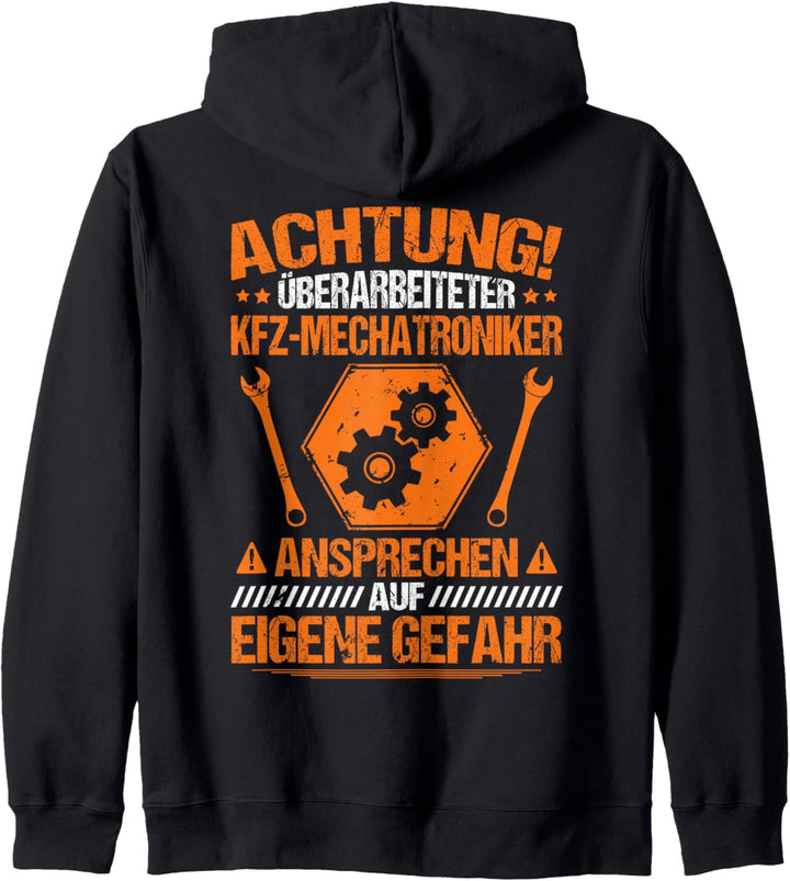 Überarbeiteter KFZ-Mechatroniker Kapuzenjacke