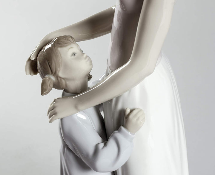 LLADRÓ Figur Von Mutter Zur Tochter. Mutter. Porzellan.