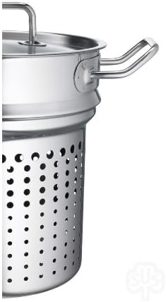 Schulte-Ufer 6457-20 i Spagettitopf Profi-Line i, 20 cm, 5,00 l, Edelstahl