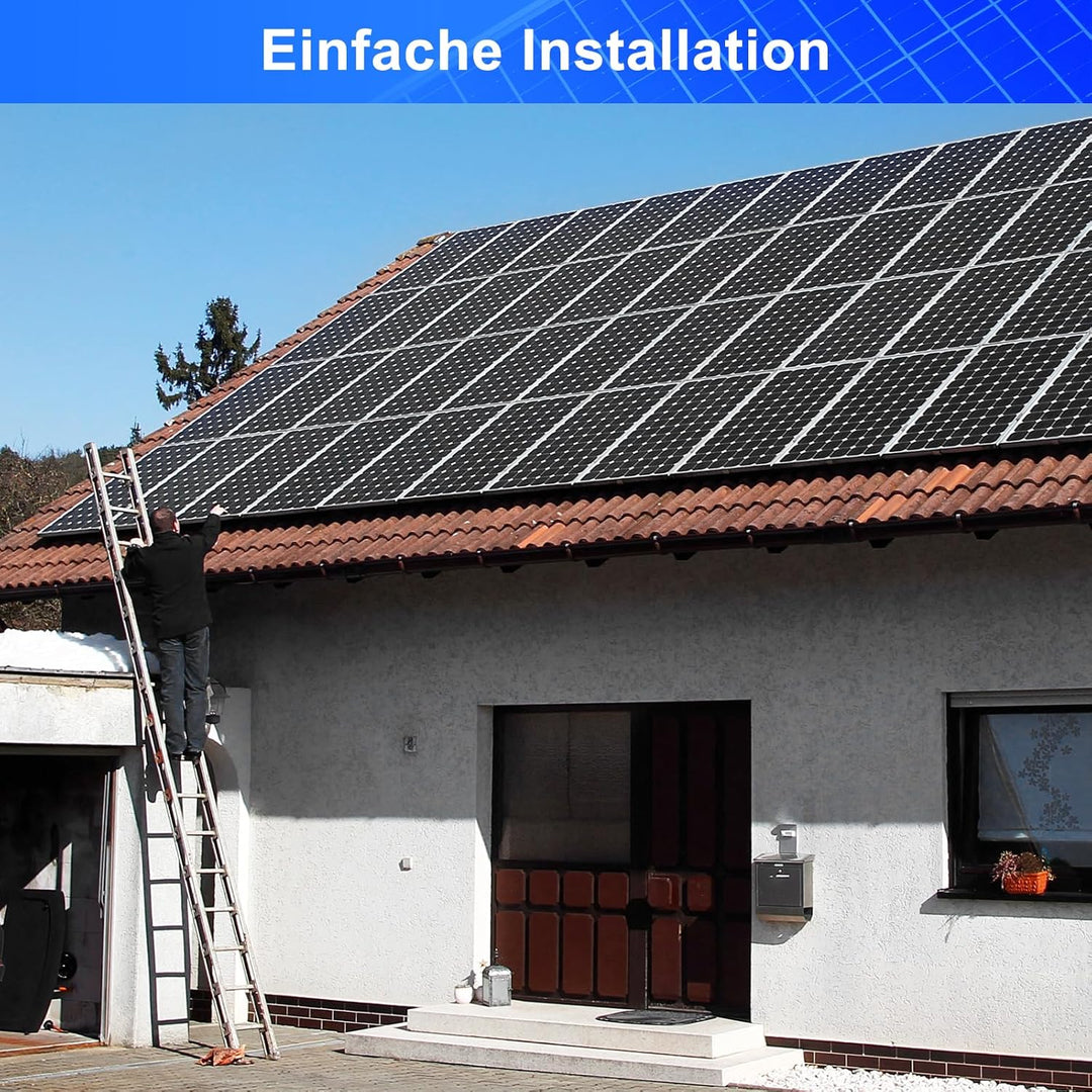 【50W Solarpanel 12V Kit】DERUXI 50 W 12V Wohnwagen Solar Panel Kit: Monokristallines Solarpanel 50W m