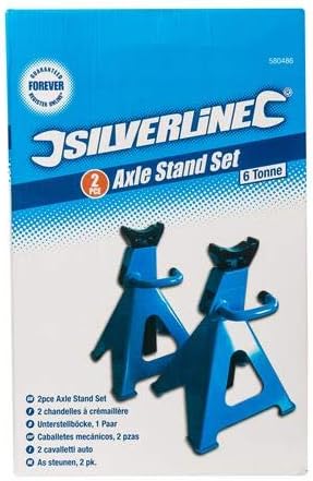 Silverline 580486 Unterstellböcke, 1 Paar 6 t, 6 t